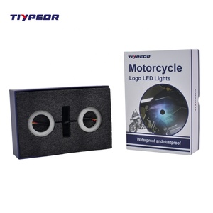 Luce LED RGB TIYPEOR da 50mm con logo aggiornato per YAMAHA, anello luminoso circolare con copertura, cavo da 140 cm, controllo BT per retroilluminazione logo BMW - Product Image 5