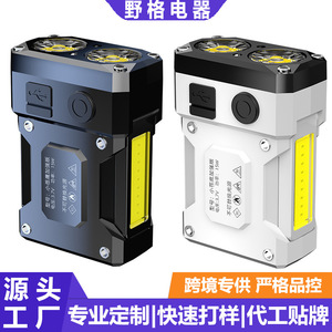 Mini linterna frontal LED portátil de 15W con alcance de 200-500M para pesca, ciclismo nocturno y correr con niveles de intensidad regulable. - Product Image 2