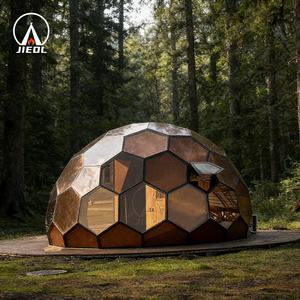 Casa Domo de Cristal de Lujo de 7 Metros con Chimenea para Glamping en Invierno en el Patio Trasero Europeo - Product Image 1