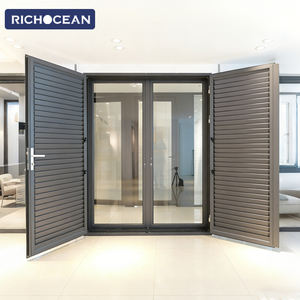 RICHOCEAN - Stores en aluminium modernes résistants aux chocs, portes à persiennes extérieures, volets réglables et ventilés - Product Image 5