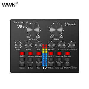 전문 다기능 콘덴서 마이크 V8S 사운드 카드 오디오 녹음 BM800 캔틸레버 브래킷 세트 - Product Image 2