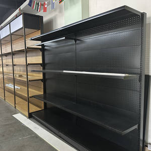 Estante de exhibición de acero protegido contra la corrosión de 5 capas Estante de almacenamiento de hierro de fábrica para almacenamiento de almacén de supermercado doméstico - Product Image 5