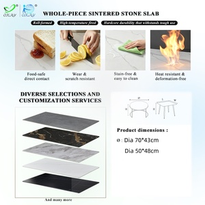 Mesa de Centro OKAY, Diseño Robusto y Confiable, Moderna y Minimalista para Sala de Estar, con Superficie de Cerámica Premium, Juego de Mesa de Centro Moderna - Product Image 2