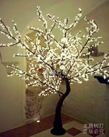 Arbre de cerisier artificiel lumineux LED étanche IP65 de 2,5 m pour la décoration extérieure de paysages et de rues, personnalisable en usine