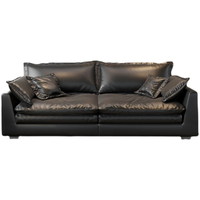 Leder Schnitt moderne Couch Set Möbel Sex Cloud Serie Couch L Form Wohnzimmer Sofa