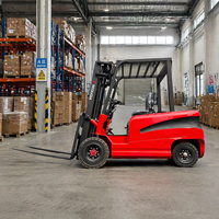 Chariot élévateur électrique assis Hongshan HSE-4WD pour entrepôt, capacité de levage de 1, 2, 3, 4, 5 tonnes, hauteur de levage de 3m, 4m, 5m