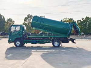 Isuzu Npr Kv600 4X2 Small 5000L <b>Vacuum</b> Sewage Truck Septic Tank Pumper Truck with Powerful <b>Vacuum</b> <b>Pump</b> - Product Image 3