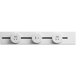 Track <b>Socket</b> Household Kitchen Surface Mounted Power Strip With Usb Port 8000W High Power <b>Multi</b> Outlet Aluminum Alloy Housing - Product Image 4