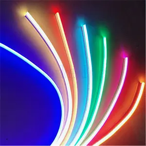 Led Neon şerit işık esnek Led ışık açık PVC IP67 60 80 Led tüp ışık 360 Derece Derece açık Neon manzara