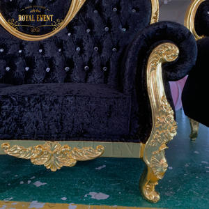 Canapé <span class=keywords><strong>de</strong></span> mode à Foshan canapé <span class=keywords><strong>de</strong></span> mariage en usine chaises trône en bois chaise meubles d'hôtel utilisation pour l'événement - Product Image 2