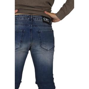 Pantalon pour homme NMF40003JE bleu coupe slim décontracté - Product Image 4