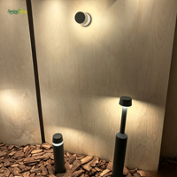Lampe de jardin LED pour extérieur, hôtel, pelouse, avec hauteur réglable, indice de protection IP65, construction en aluminium, blanc chaud, garantie de 3 ans