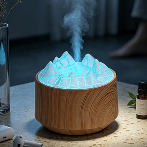 Diffuseur d'arômes Montagne Alpée 3D, humidificateur, design écologique, alimentation USB, ultrasonique, grande capacité pour la maison et l'hôtel - Product Image 1