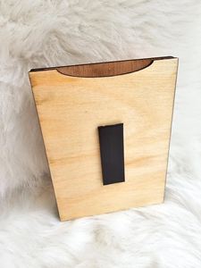 Cadeaux de réfrigérateur personnalisés écologiques pour la famille, faits à la <span class=keywords><strong>main</strong></span>, couleur personnalisée, anniversaire de la famille, fête <span class=keywords><strong>des</strong></span> pères, MDF magnétique pour réfrigérateur - Product Image 3