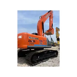 Düşük fiyat kullanılmış ekskavatör 20 ton japonya orijinal hitachi zx200 ekskavatör satılık hitachi hidrolik ekskavatör