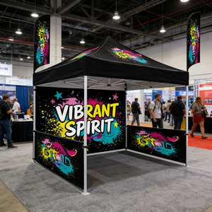 Carpa Plegable Pop-Up 10x10 para Ferias Comerciales, Publicidad, Exposiciones y Promociones - Product Image 1
