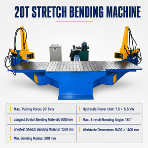 Stretch Bending Machine for Aluminum Profile Window Door <b>Frame</b> Forming Equipment with Double Arm Rotating System - Product Image 2