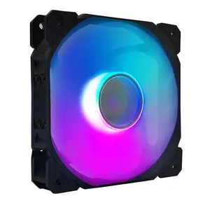 MANMU Hot Selling Products 2023 Gaming 120x120x25mm Case Fan 120mm 6Pin Pc Rgb Case Fan Case Fan Comput With Wireless Remote Con