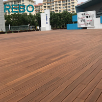 E1 Standard Extérieur Bambou Composite Terrasse Balcon Revêtement de sol Design Moderne Installation Facile Étanche Antidérapant