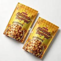 Bolsas personalizadas para palomitas de maíz, a prueba de humedad, con cierre hermético, bolsa de aluminio para envasado de alimentos.