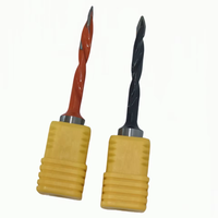 Foret traversant T5x70-L/R CNC en carbure de tungstène (TCT) oxydé noir pour perçage de métaux - Outil de perçage de précision