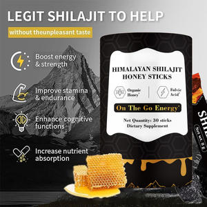 Органический шиладжит, медовые палочки, Энергетический импульс, Гималайский мед, 30 палочек для здоровья женщин, мужчин, витамин, 99%, чистая бутылка, Упаковка барабана - Product Image 2