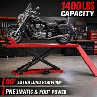 Plateforme élévatrice pneumatique pour moto, support de levage hydraulique pour moto, table élévatrice pour moto