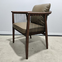 Ensemble de chaises de salle à manger modernes pour restaurant, café de luxe, mobilier de café, chaises de table, chaise de salle à manger en bois noir de luxe