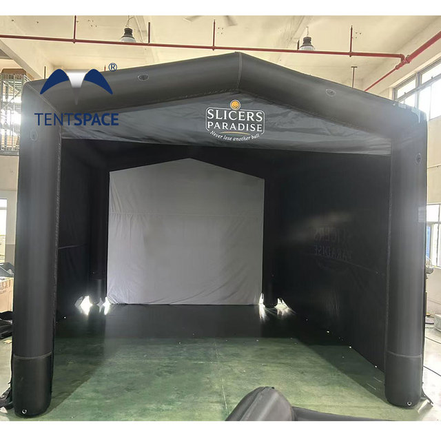 Custom Golf Simulator Enclosure Indoor&Outdoor Inflatable Golf Simulator Room Multi Purpose Room Golf Sim