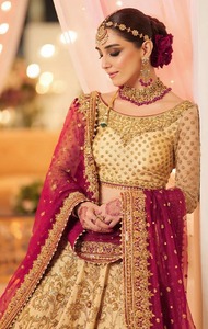 <b>Blush</b> Embellished Net Collection 3 piece Unstitched / Stitched - Product Image 6