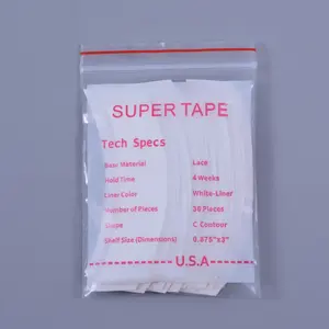 Vente en gros 36 Pcs ruban <span class=keywords><strong>adhésif</strong></span> double face support étanche pour perruque outil d'extensions de <span class=keywords><strong>cheveux</strong></span> toupet avant en dentelle pour le soin des <span class=keywords><strong>cheveux</strong></span> - Product Image 3