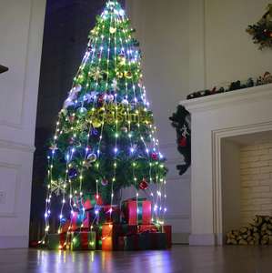 Luz de Navidad 2M Dreamcolor Control <span class=keywords><strong>Cascada</strong></span> Hada Cadena de luces <span class=keywords><strong>Guirnalda</strong></span> 300LED Árbol de Navidad inteligente Cadena de luces - Product Image 5