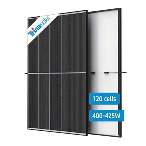 Trina solar 400w 405w 410w 415w 420w 425w N-TYPE painéis solares 22% Eficiência mono fornecimento de fábrica de alta qualidade
