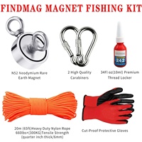 Vente chaude 600/800/900 Kit d'aimant de pêche en néodyme pour la chasse au trésor de récupération aimants puissants