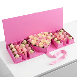 Fillable Matt Laminated Luxury Environmental Rigid Boxes Paperboard Letter Shaped MUM <b>Gift</b> Box for Mother's Day - Product Image 2