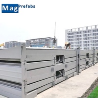 Chine préfabriqué bon marché extensible installation rapide 20 pieds 40 pieds maison de conteneur pliable assemblage facile avec acier inoxydable