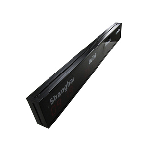 Ganxin tùy chỉnh kỹ thuật số thế giới múi giờ đồng hồ với hợp kim nhôm khung thời gian thế giới Đồng hồ treo tường - Product Image 6