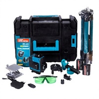 Niveau laser vert 360° de qualité industrielle et DIY avec batterie au lithium 18650, instruments de mesure, 21V CC, garantie 1 an