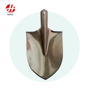 จอบพลั่วทำสวนทำจากเหล็กสีดำเครื่องมือก่อสร้าง - Product Image 1