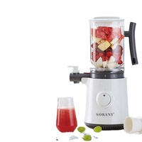 Extracteur de jus électrique SOKANY, mixeur à fruits, blender multifonction, presse-agrumes de cuisine, séparation du jus et des résidus pour oranges, citrons