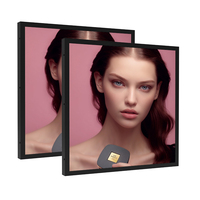 Écran LCD numérique carré intelligent avec système Android, Wi-Fi, 350 cd, tailles 39, 45, 52, 59 pouces, vente en gros