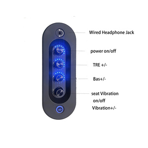 เก้าอี้ปรับเอนแบบมีลำโพง รุ่น Power Recliner Glider พร้อมพนักพิงศีรษะปรับได้ ผ้าหุ้ม ทนทาน 5 ปี - Product Image 3
