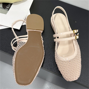 Zapatos Planos de Verano 2025 de Alta Calidad para Mujer, Transpirables, Antideslizantes, Cómodos, Tipo Ballet, Tallas 35-43 - Product Image 3
