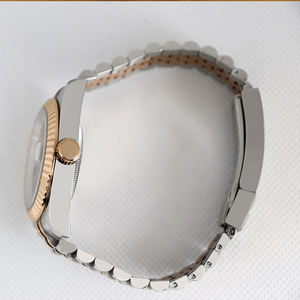 Reloj Mecánico Automático de Diseño de Lujo, Dorado y Marrón, con Puntero de Acero Inoxidable, Movimiento NH35, Relojes para Hombre - Product Image 3