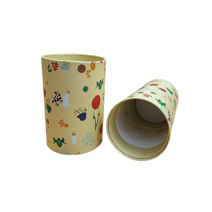 Custom Eco Friendly Carton <b>Round</b> Kraft Cylinder <b>Boxes</b> Empty Biodegradable Craft Cardboard Packaging Paper Tubes - Product Image 2