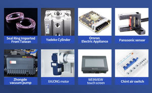 DQ630AT-VS Electric 1-1000 Trays/hour Vertical Automatic Film <b>Cutting</b> Skin Vacuum <b>Machine</b> for Glass/<b>Paper</b> Commodity Use - Product Image 6