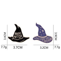 Pins de Sombrero de Bruja Creativos, Fabricante de Insignias Personalizadas