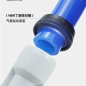 Sayu <b>Quick</b> Coupler 6-01 Blue Pneumatic <b>Connector</b> Right Angle Nickel Plated Elbow PL8-02 - Product Image 1