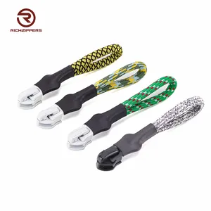 Custom Zip Puller Garment Metal Zipper Puller Slider Head Puller Zipper Custom Logo Bag Zipper