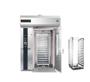 Horno Rotatorio de Aire Caliente de 32 Bandejas para Pasteles, Baguettes y Galletas, Equipo de Panadería con Pantalla Grande, Comercial - Product Image 3